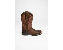Ariat ROUND UP WIDE SQUARE TOE Dames Bruin - 36 (3 UK)