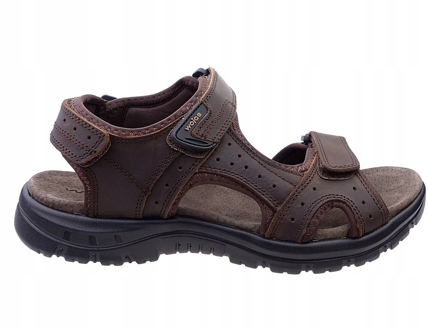 Wojas Heren Sandalen Leer Bruin