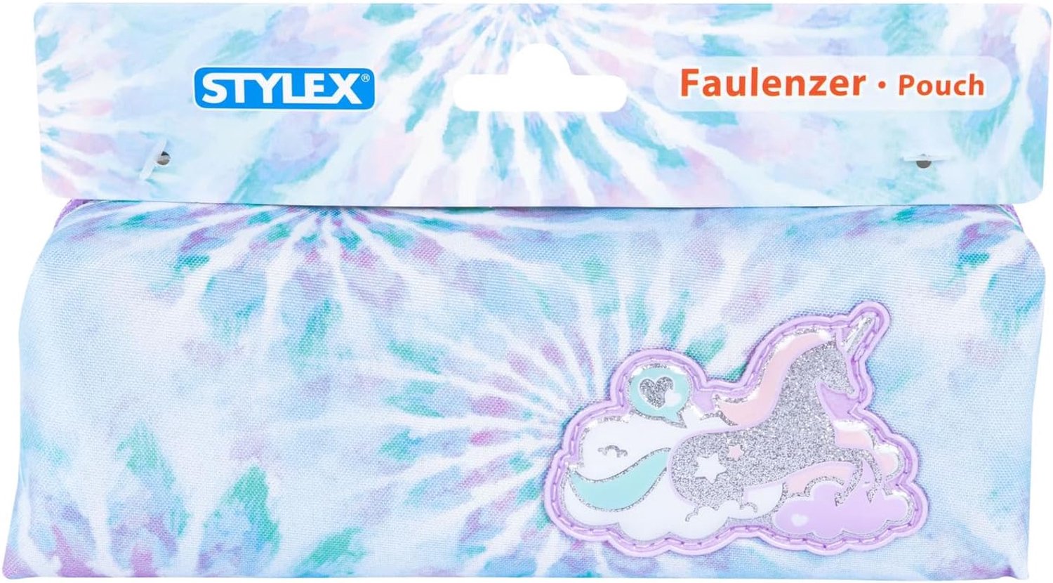 Stylex Pennen etui eenhoorn 3D applicatie met rits ca. 20x7x7cm