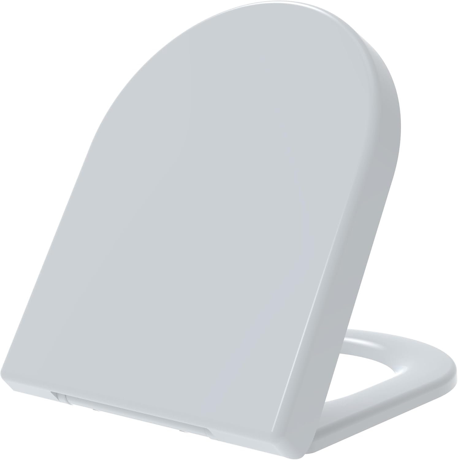 Merkloos Duroplast Toiletzitting met Soft-Close, Makkelijk Reinigbaar (D-Vorm)