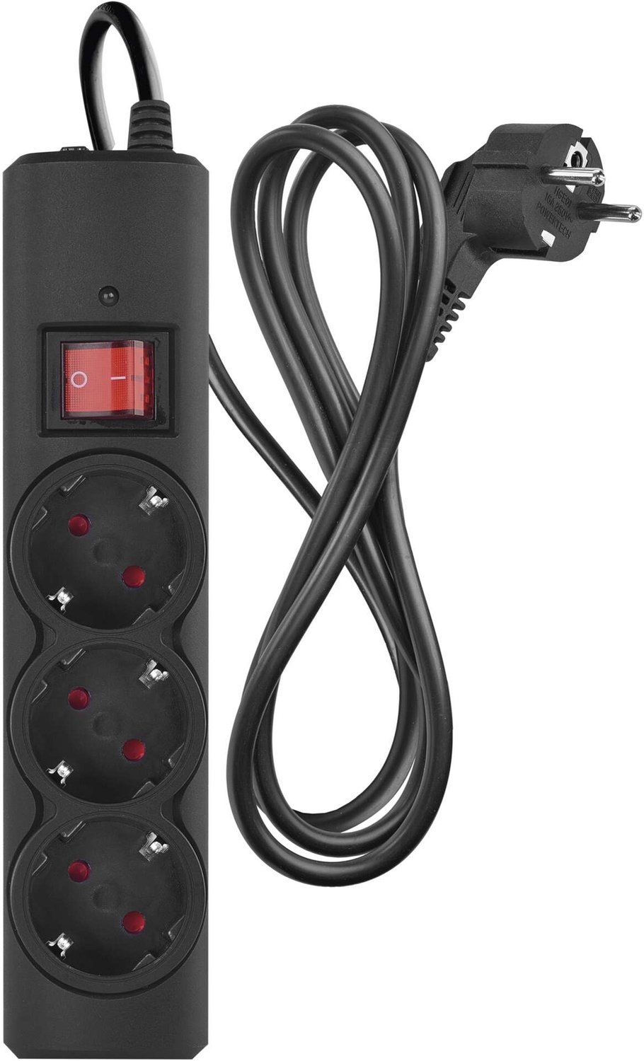 EMOS Overspanningsbeveiliging – 3 stopcontacten, 1,5 m, zwart, P54214
