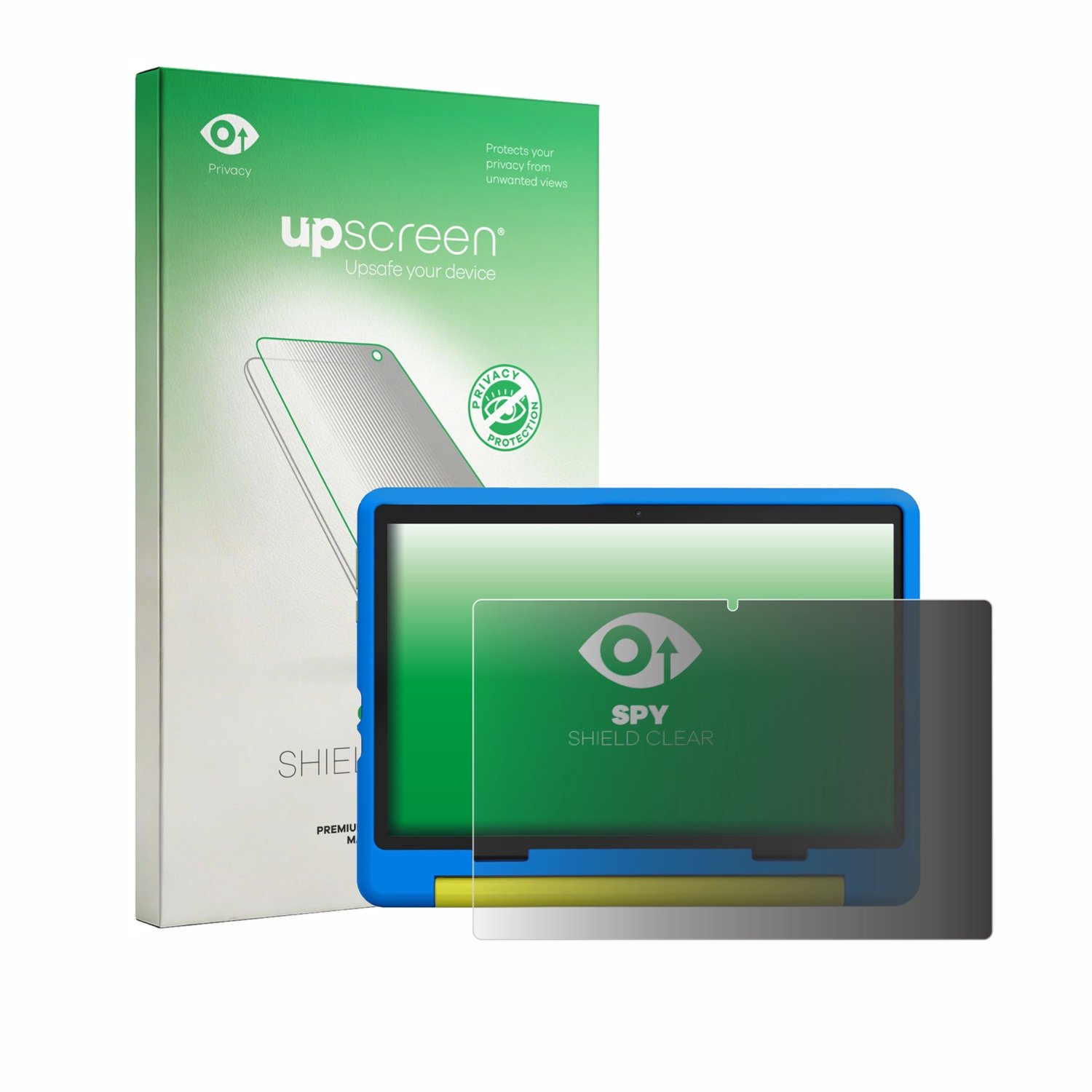 upscreen - privacy screenprotector voor Laptok KB1016 10.1" - Folie Beschermfolie Blauwlichtfilter