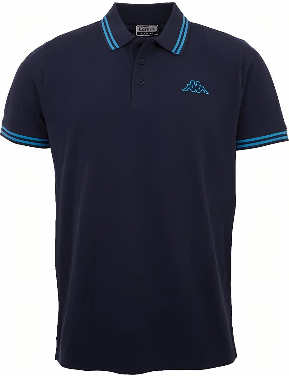 Kappa-poloshirt voor heren 709361 Dress Blues-M 19-4024-blau