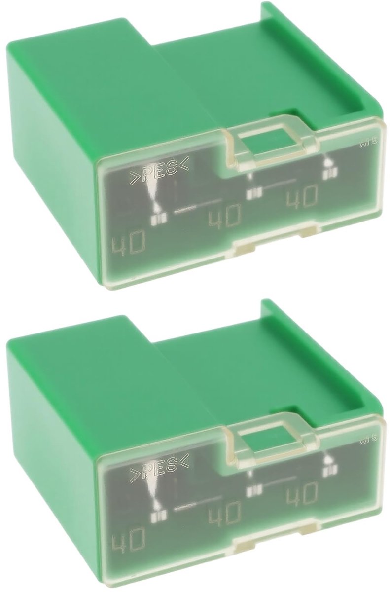 Dailygoods - 2 Stuks Auto Vervangende 40 Amp Fuse Fusible Link