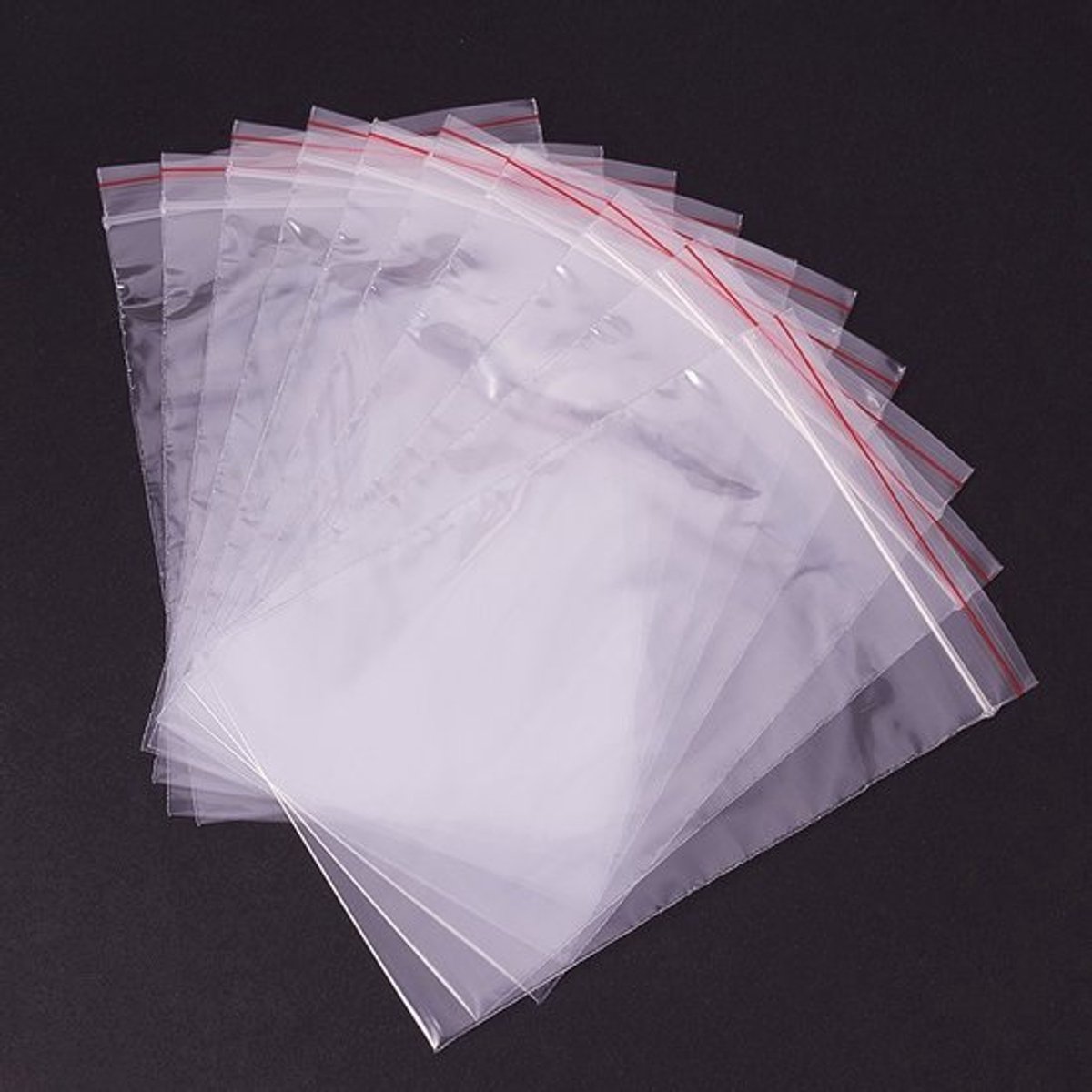 MTTProducts - TransparANTE plastic zakKEN 8x, 500 Stukken