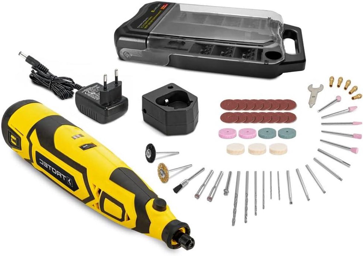 Multitool Accu - Draadloos Gereedschap - Klusjes Uitvoeren - Traploos Toerental - 51-delige Set - Multi