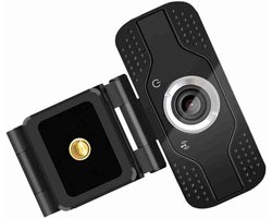 Webcam 1080P - Computer Camera - Online Vergaderen - 3D Ruisonderdrukking - 1920 x 1080 - Zwart