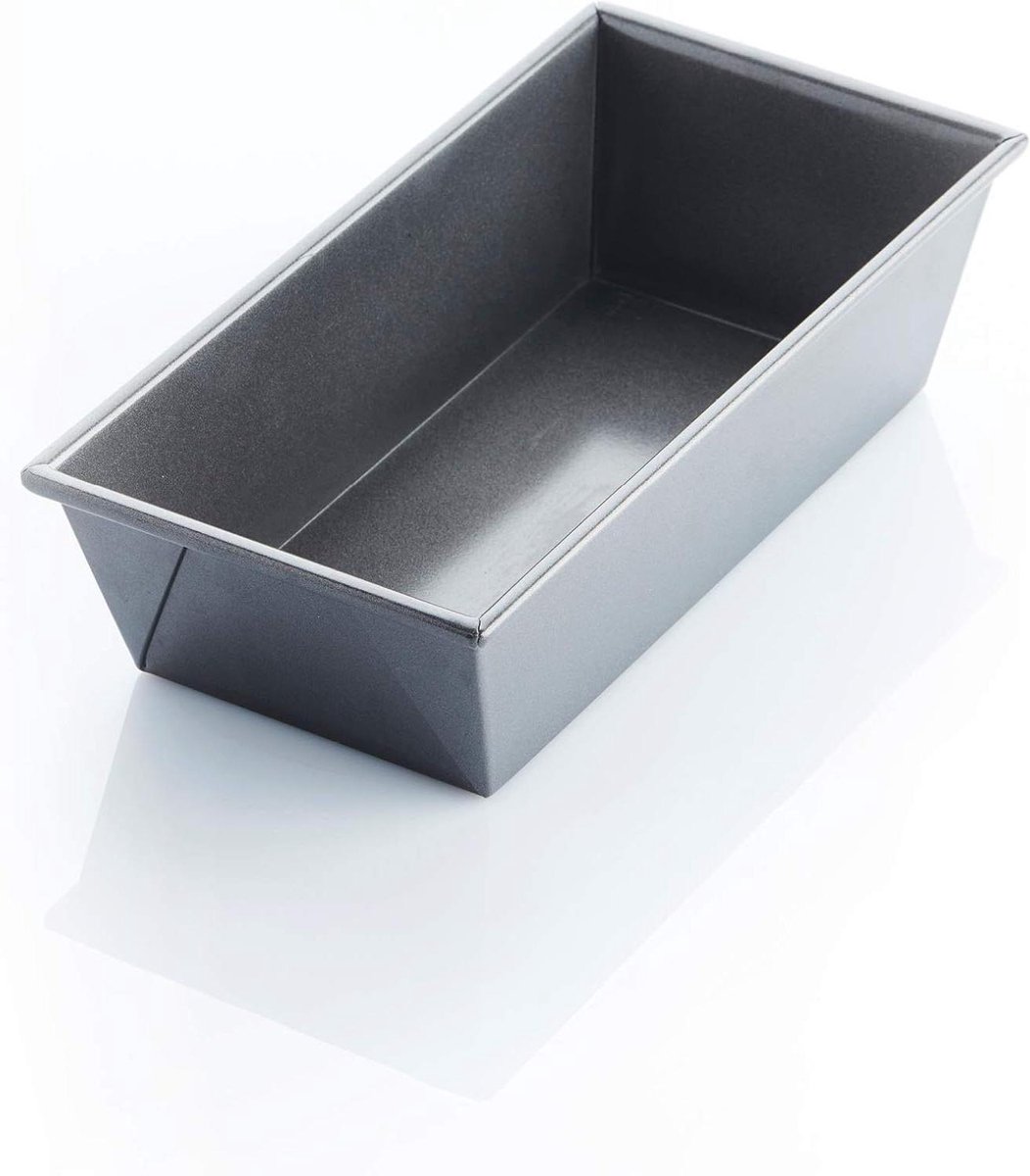 Broodvorm - Cakevorm Bakvorm - Zelf Bakken - Antiaanbaklaag - 30x15x8 cm - Zwart