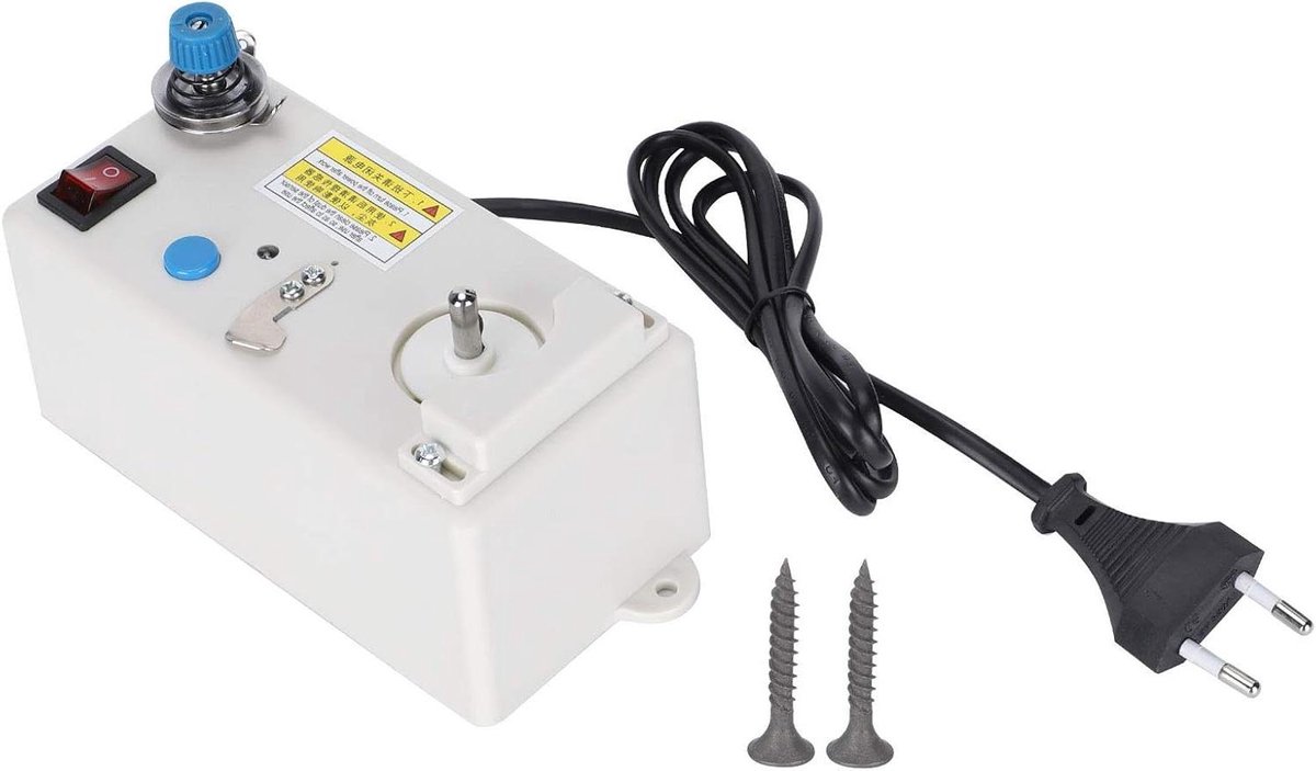 Spoelopwinder Naaimachine - Garen Opwinder - Snel Garen Wikkelen - Automatische Inductie - 14 cm - Wit