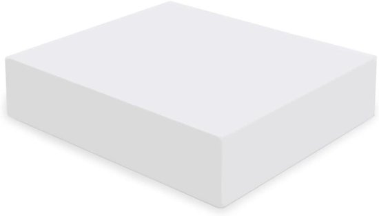 Polyurethaan Schuimrubber - Vulling Kussen - Meubels Opknappen - Hoge Elasticiteit - 70 x 60 x 8 cm - Wit