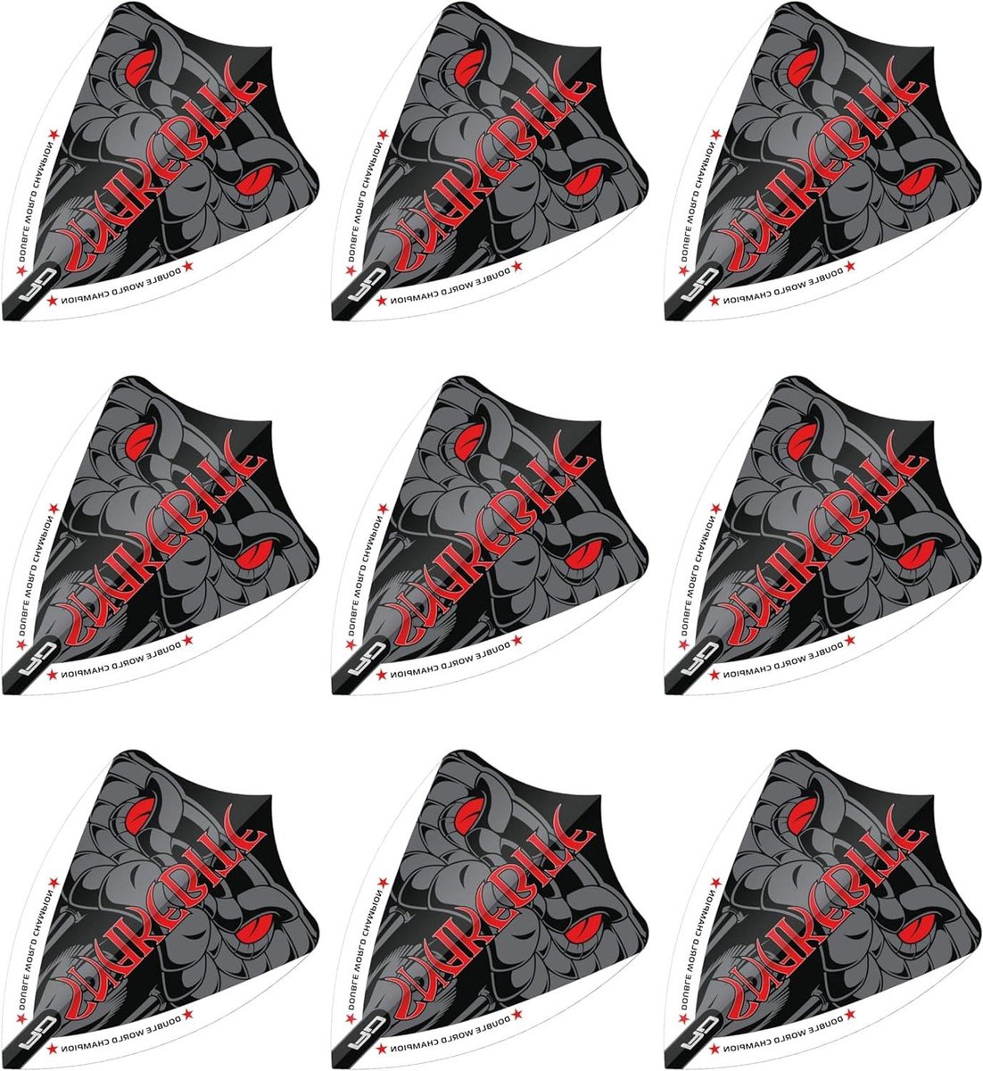 Dart Flights - Vleugels - Darts Spelen - Extra Dikke Kwaliteit - 3 Sets - Grijs