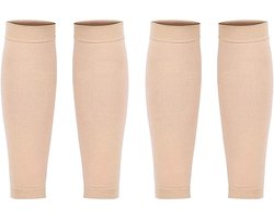 2 Paar Steunkousen, Elastische Compressiekousen, Zonder Voet Compressiekousen, Kalf Compressiesokken, voor Varicose Magazijnen, Tibia Splint, Zwelling Van de Benen