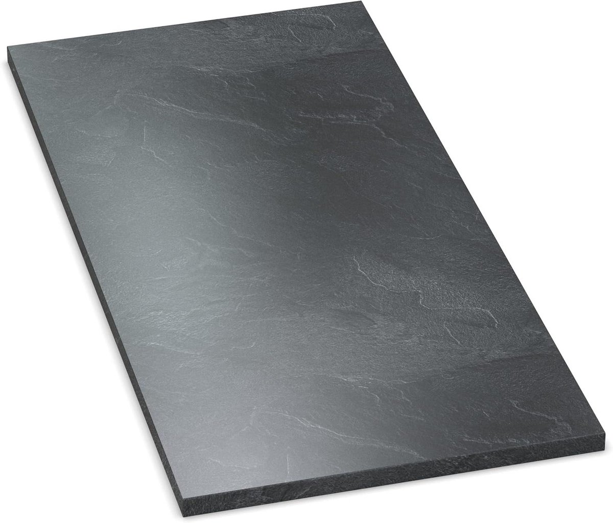 Tafelblad Spaanplaat - Werkblad Hout - Bureau of Keuken - Robuuste ABS-rand - 50x50 cm - Leisteen