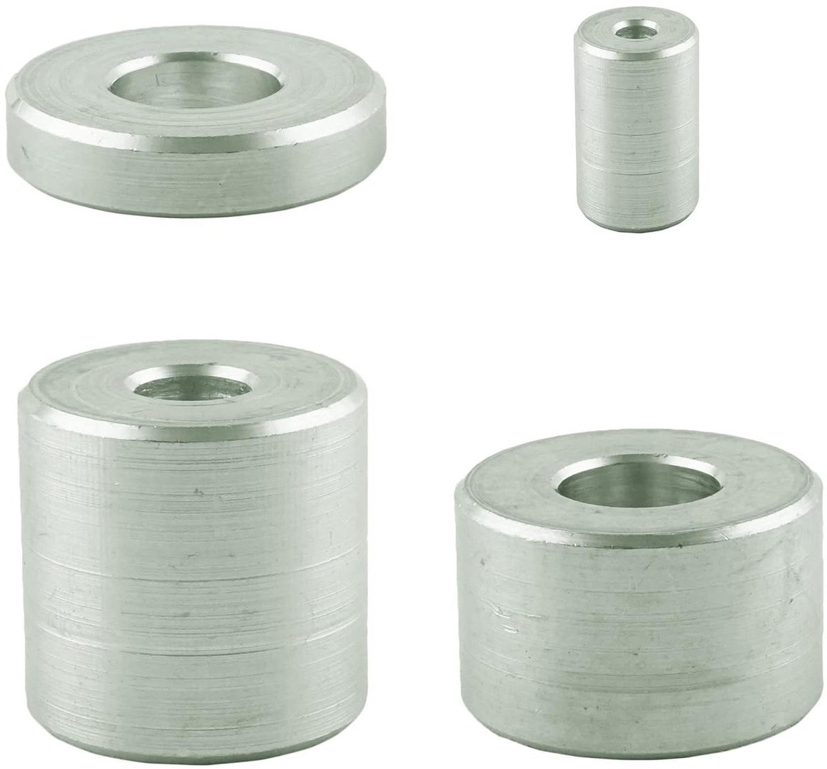 Aluminium Afstandsbussen - Afstandshulzen Stelschroeven - Componenten Monteren - Zonder Binnendraad - 11x20x10 mm - Aluminium