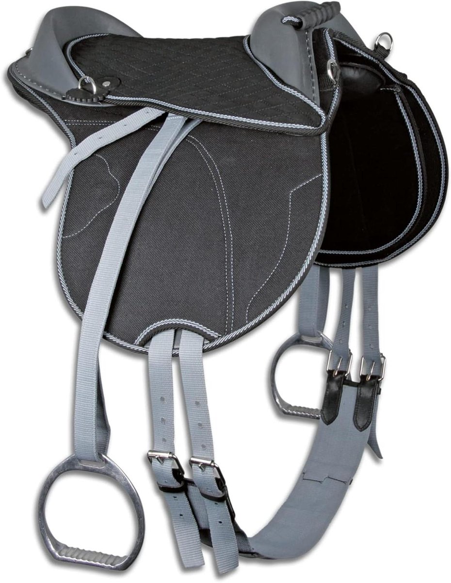 Kinder Rij Kussen - Zadelkussen Pony - Comfortabel Rijden - Zachte Vulling - Niet gespecificeerd - Blauw