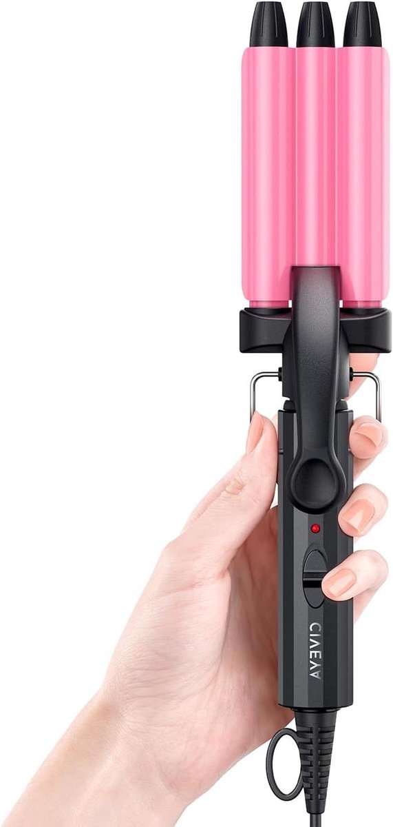 Mini Crimper Haar Tool - Kleine Haar Waver - Volume Creëren - Arganolie Keramisch Vat - 1.5 cm Loop - Zwart