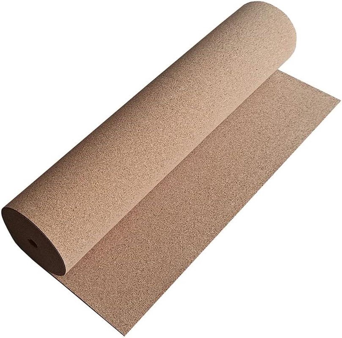 Kurkplaat per meter - Kurkrol Ondervloer - Vloer Isoleren - Natuurlijk Materiaal - 10 m x 1 m - Naturel