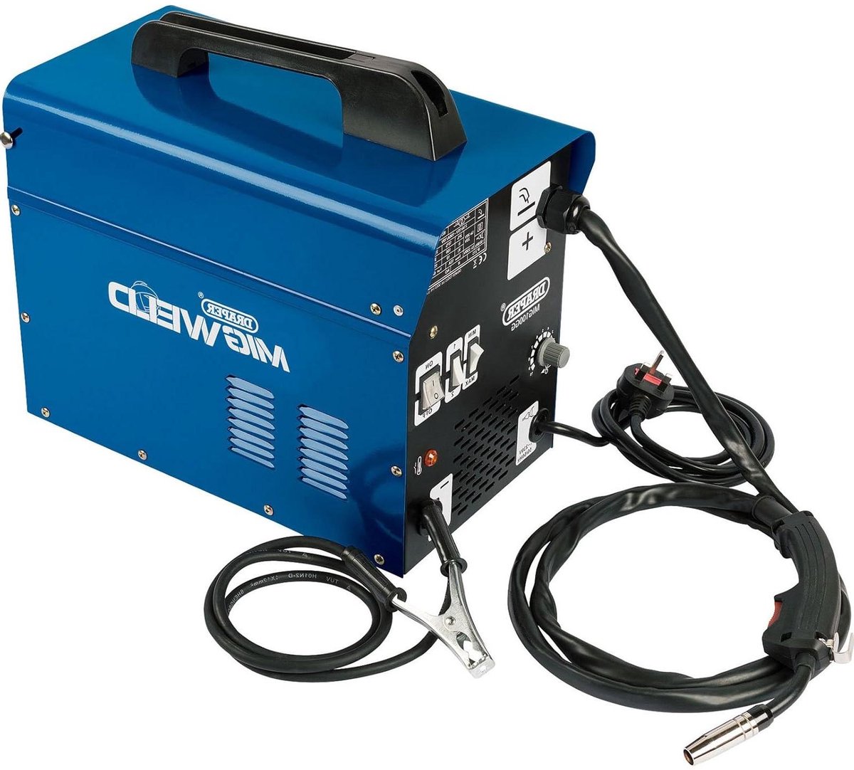 Lasapparaat - Metaalbewerking Machine - Metaal Verbindingen - Gasloos Lassen - 250 Watt - Grijs