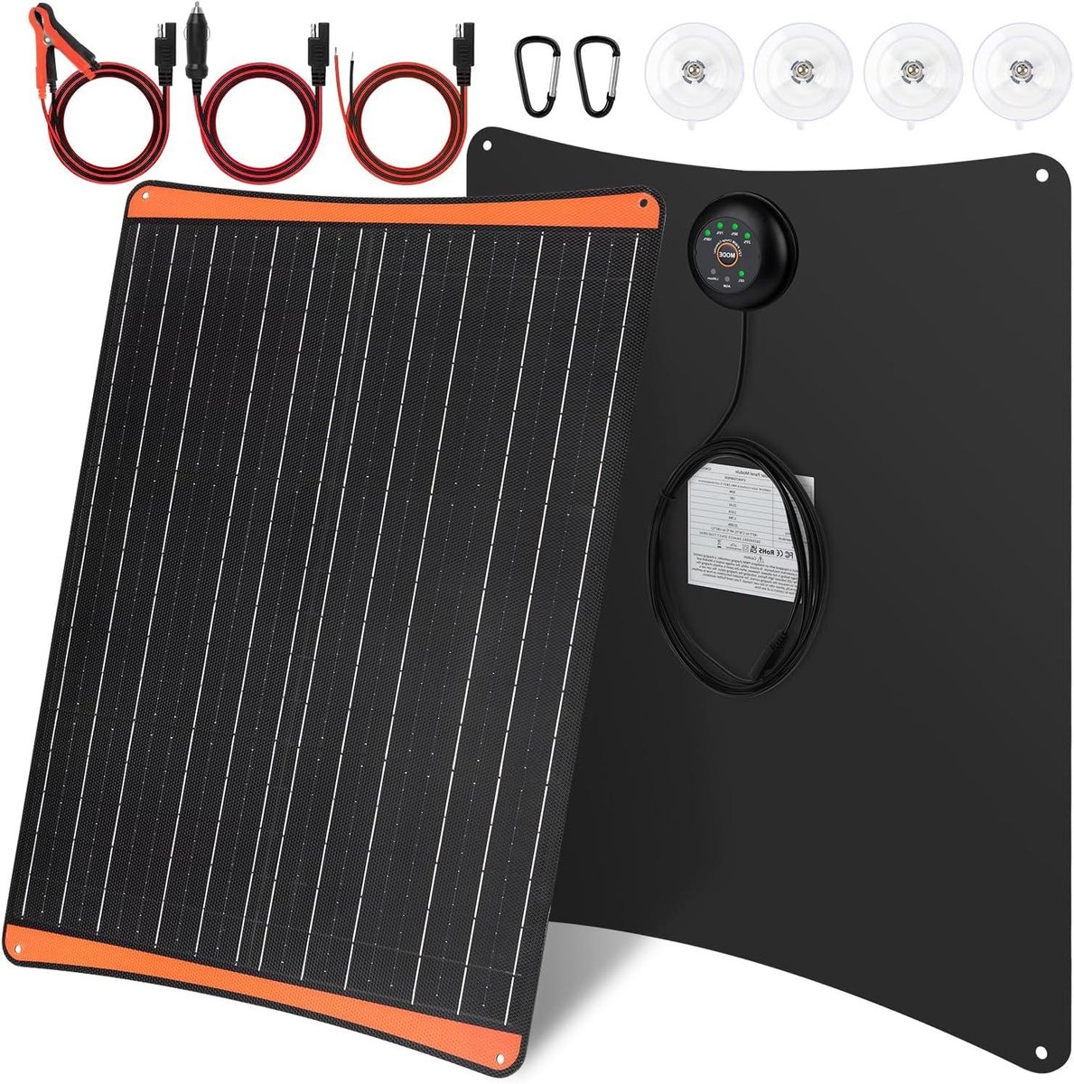 Zonnepaneel Set - PV Module - Energie Opwekken - Monokristallijn Paneel - 603 x 437 cm - Zwart
