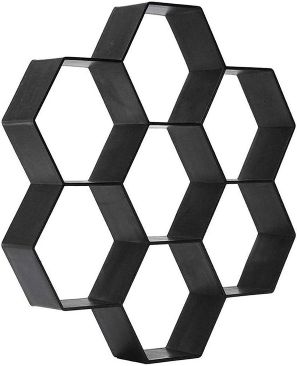 Betonmal - Wandelpad Mal - Tuinpad Maken - Herbruikbaar - 29x28x4.5 CM - Zwart