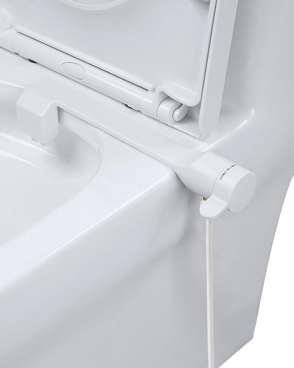 Bidet Toiletbril - Douche WC - Persoonlijke Hygiëne - Dubbele Sproeiers - Standaard Maat - Wit
