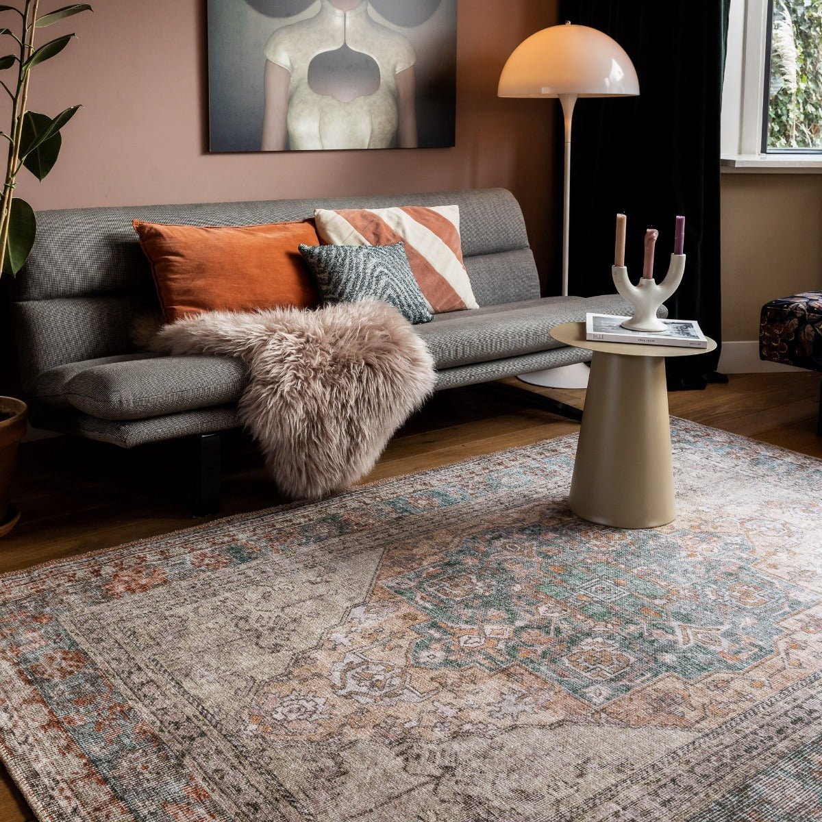 Vintage vloerkleed Duuk Multi Interieur05 - 230 x 330 cm - (XL)
