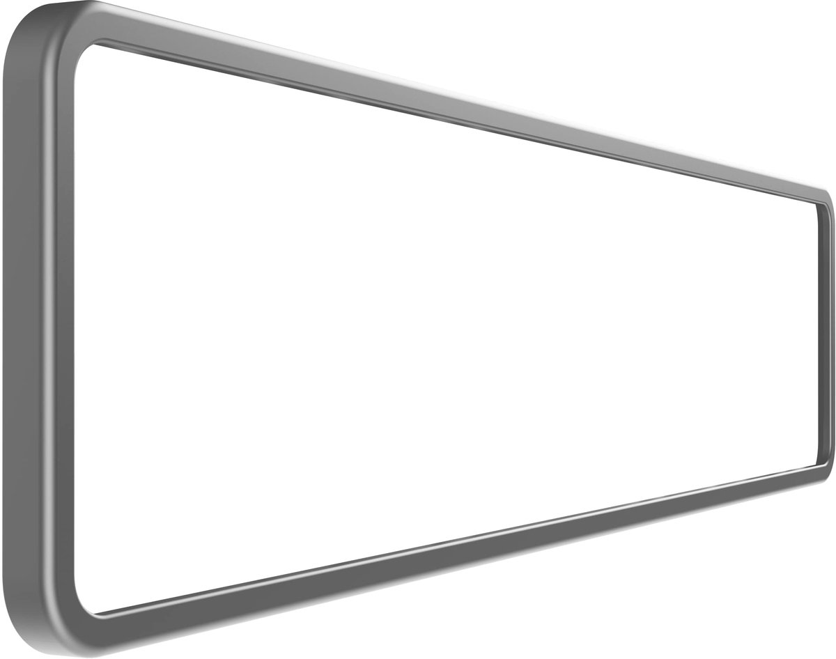 Kentekenplaathouder L & P A0147 / L & P A0149 kleurframe reserveframe