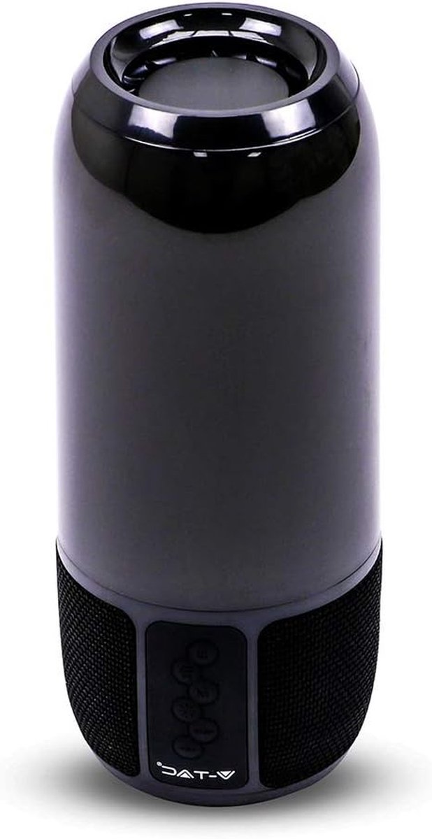 Bluetooth Speaker - Draagbare Luidspreker - Muziek Luisteren - RGB Verlichting - 2x 3Watt - Zwart