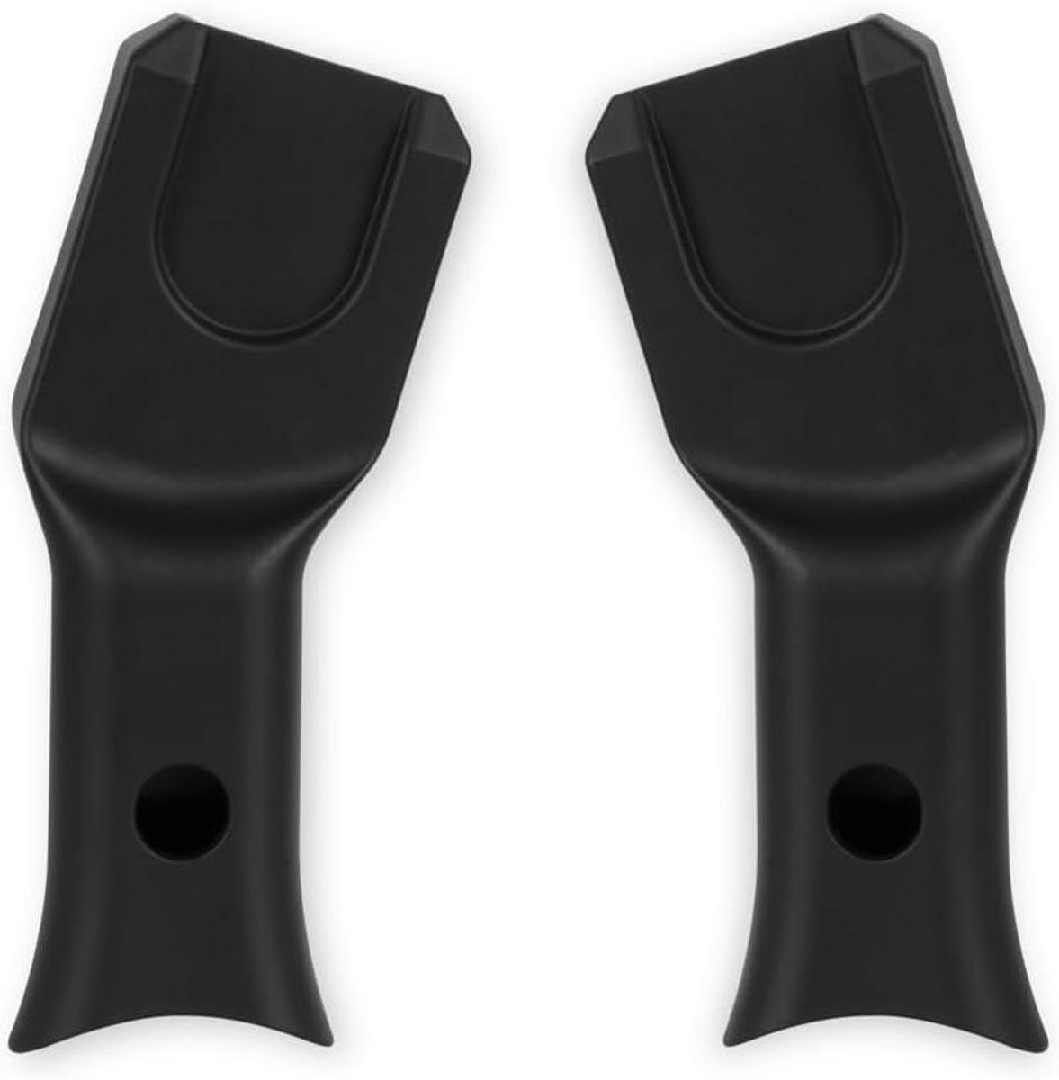 Autostoel Adapter - Reisadapter Kinderwagen - Reizen met Baby - Eenvoudige Bevestiging - 7.8 x 25.15 x 10.9 cm - Zwart