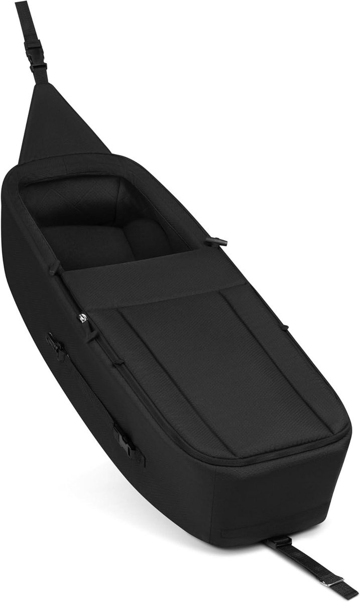 Inzetstuk Pasgeborenen - Baby Inzet - Fietskar Gebruik - Ergonomische Bescherming - Voor Tweelingen Mogelijk - Zwart