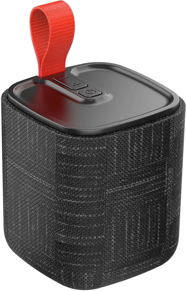 Draagbare Bluetooth Luidspreker - Mini Speaker Draadloos - Muziek Luisteren Onderweg - Spatwaterdicht IPX4 - 5 Watt - Zwart