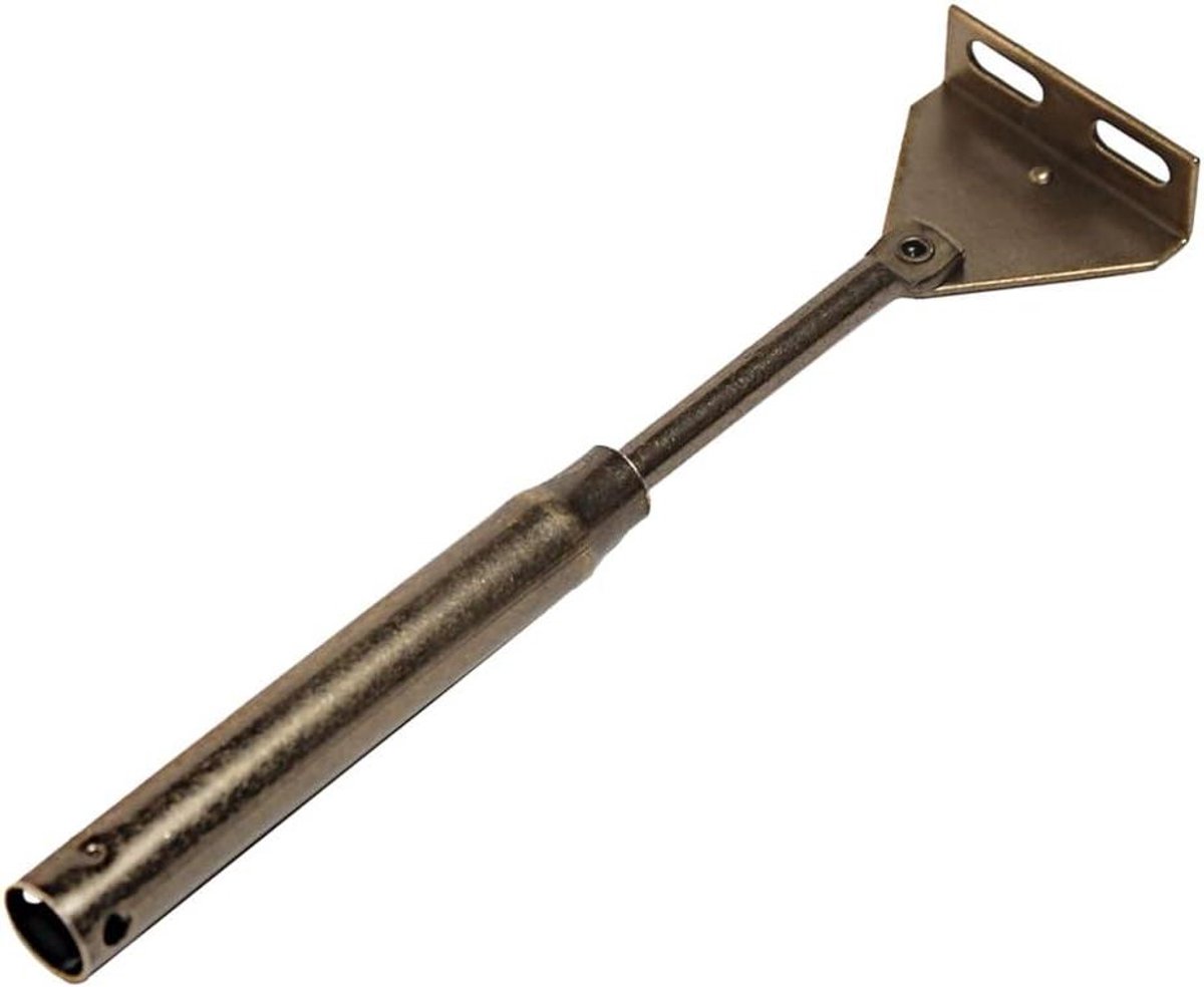 Deursteunveer - Kastdeursteun - Deuren Open Houden - Veerbelast Metaal - 6-1/4 inch slag - Grijs