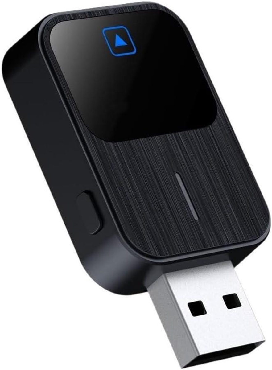 Draadloze Adapter - Carplay Android Auto - Auto Connectiviteit - Compact Ruimtebesparend - 50% Kleiner - Zwart