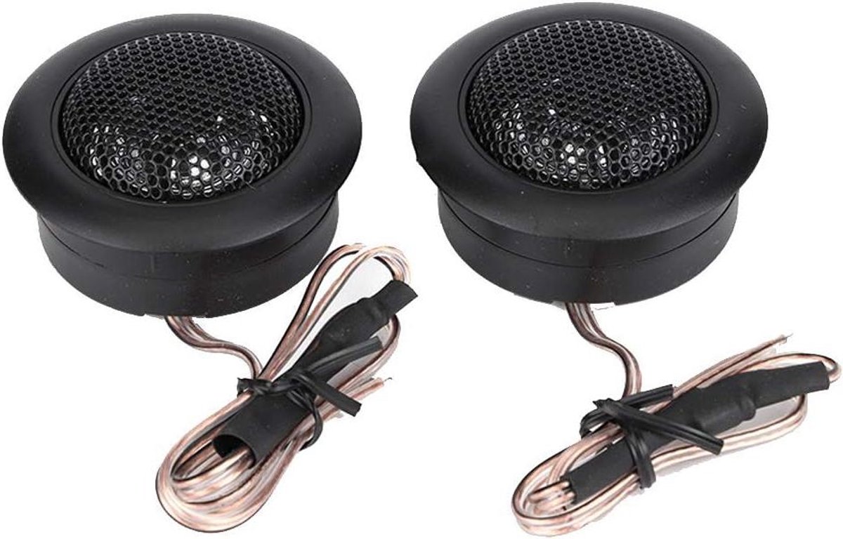 Auto Speaker - Tweeter - Muziek Luisteren - Krachtige Klank - 25mm - Zwart