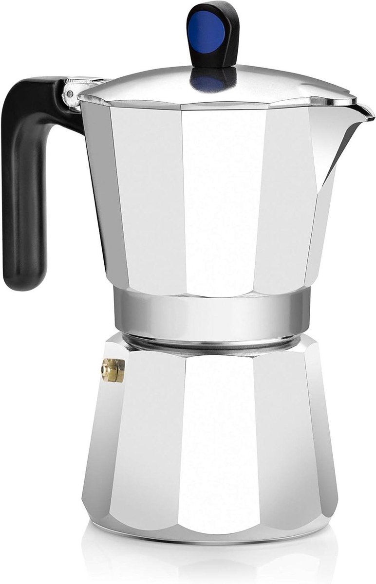 Inductie Koffiezetapparaat - Italiaans Koffiezetter - Koffie Maken - Volledig Inductie Systeem - 6 Kopjes - Zilver