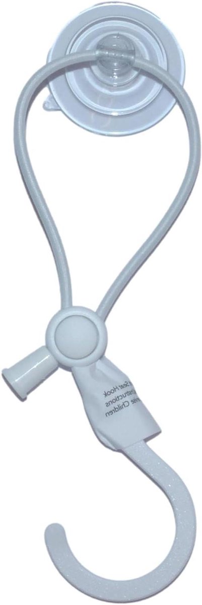 Toiletzitting Houder - Zitting Fix - Zitting Omhoog Houden - Verstelbare Elastische Band - 0.01 Kilogram - Wit