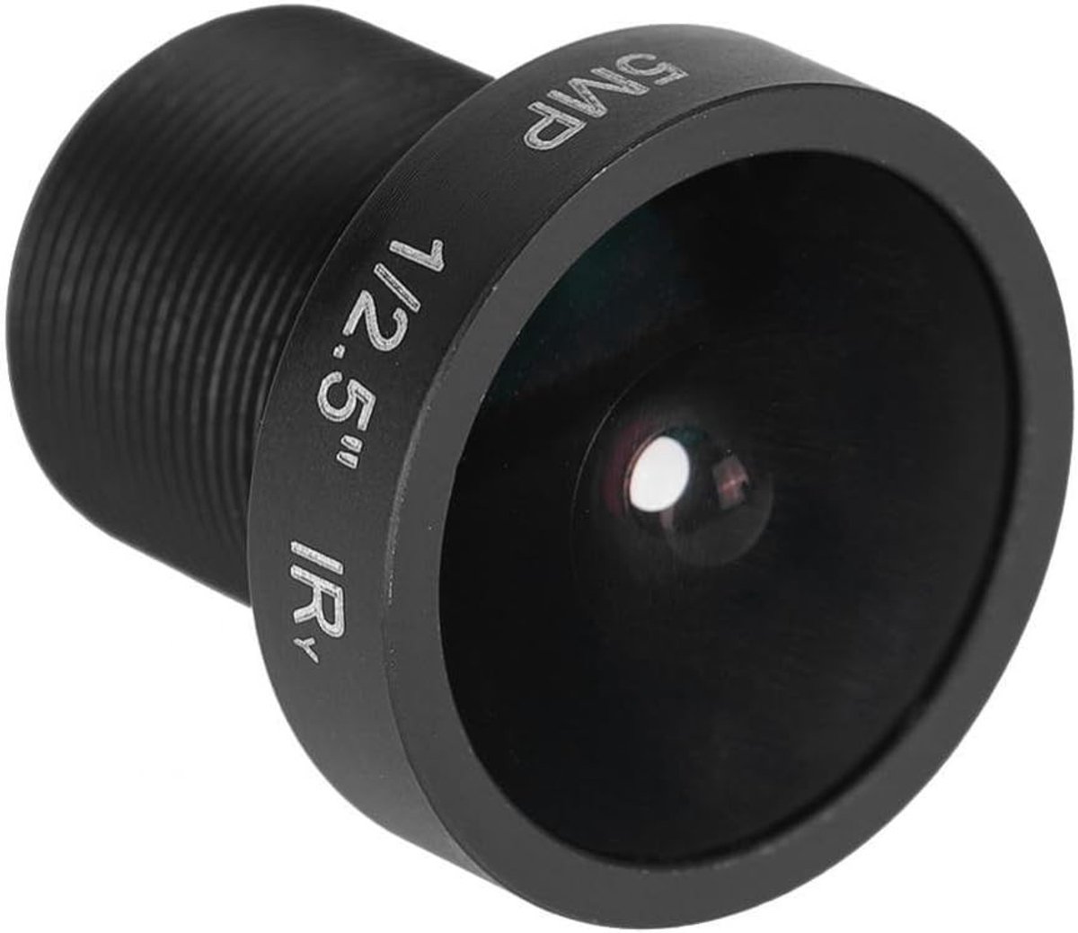 2.1mm Camera Lens, 180 Graden Groothoek Vervanglens, HD IR CCTV Lens voor IP Bewakingscamera, 5.0 Megapixel, M12 x 0.5 Lens, Hoge Kwaliteit en Scherpe Beelden