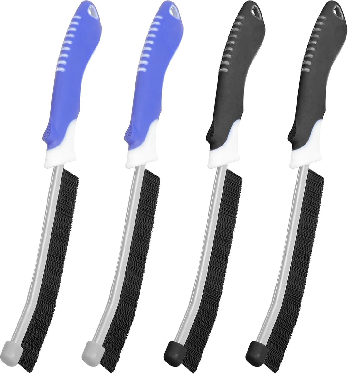 Set van 4 Hoekreinigingsborstels voor Voegen, Duurzaam en Antislip, Ideaal voor Badkamer, Tegels en Keuken