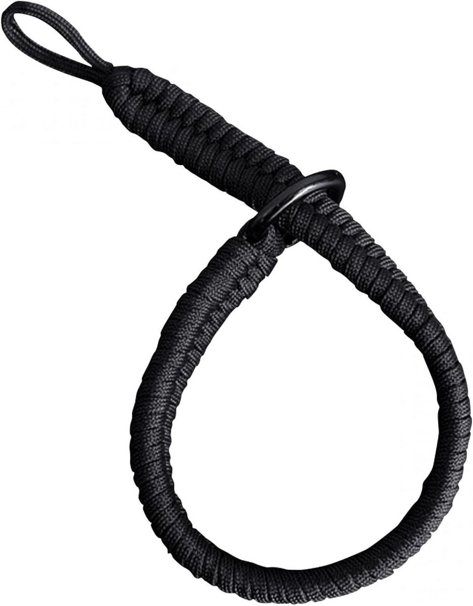 Camera Polsband - Polsriem Camera - Fotograferen Onderweg - Parachutetouw Materiaal - 38 cm Lengte - Zwart