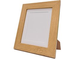 FRAMES BY POST Londen Fotolijst, Eiken met Witte Mount, A3 Afbeeldingsformaat A4