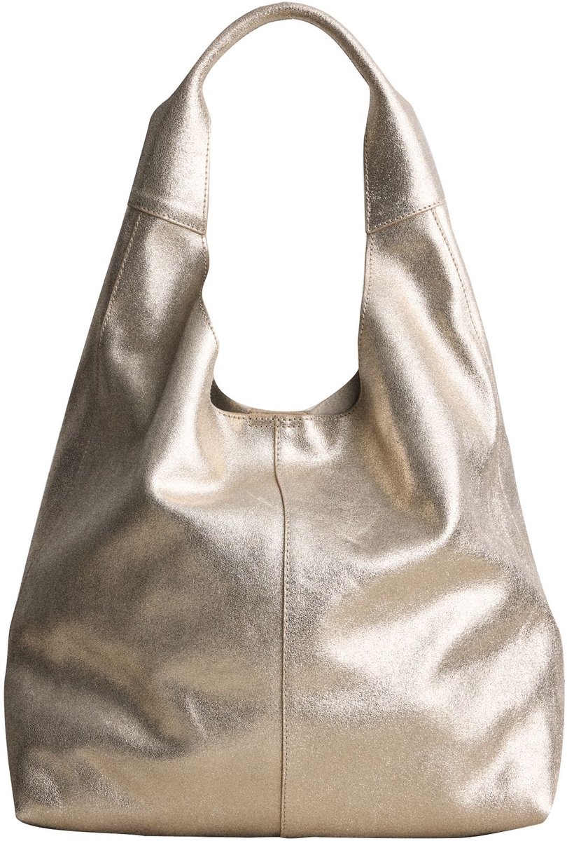 Next - Dames - Leren slappe schoudertas - Metallic