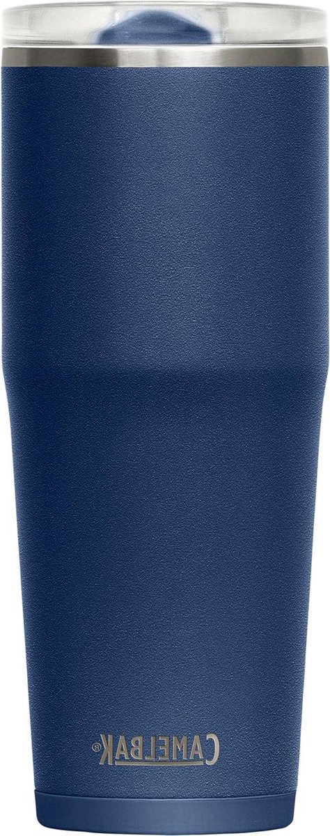 Tumbler RVS - Drinkbeker Isolerend - Onderweg Dranken Meenemen - Lekvrij Tritan Deksel - 900 ml - Navy Blauw