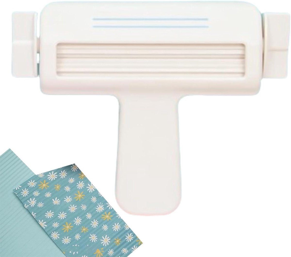 Papier Crimper - Papiergolver Ambacht - Papier Ambachten Maken - Flexibele Rotatie - 16.7 cm Lengte - Meerkleurig