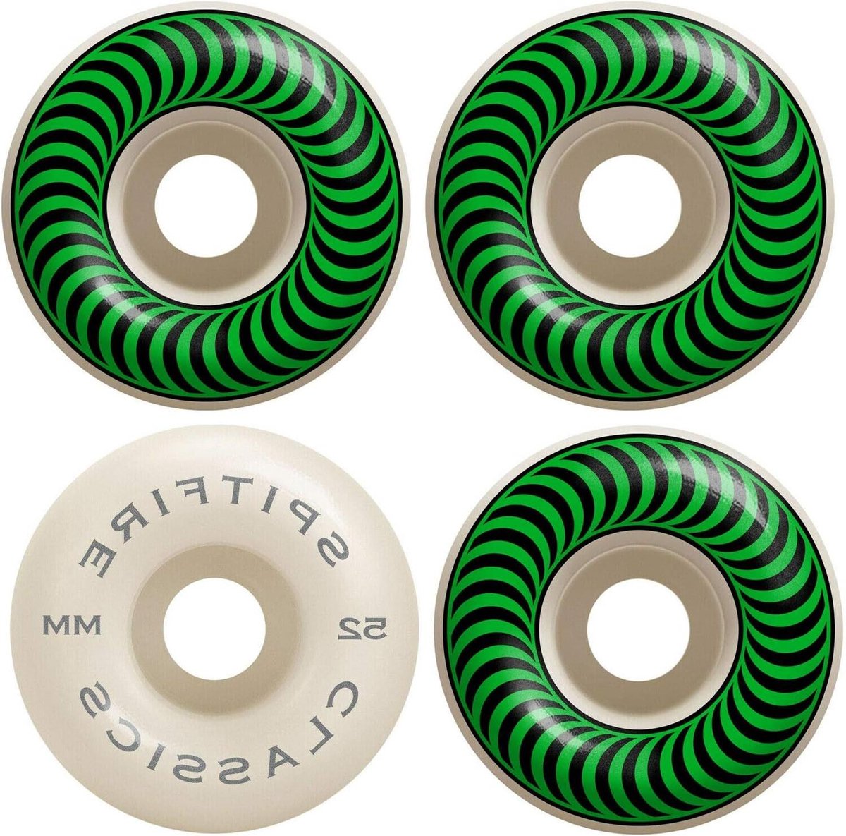 Skateboard Wielen Wielset Skaten Klassiek Model 52 mm