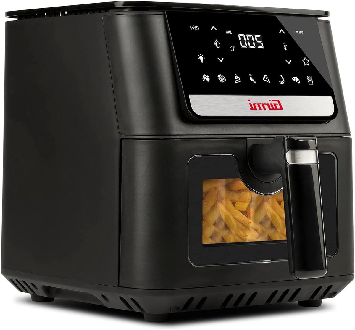 Luchtfriteuse - Airfryer Heteluchtfriteuse - Gezond Frituren - Dubbel Niveau Koken - 65 Liter - Zwart