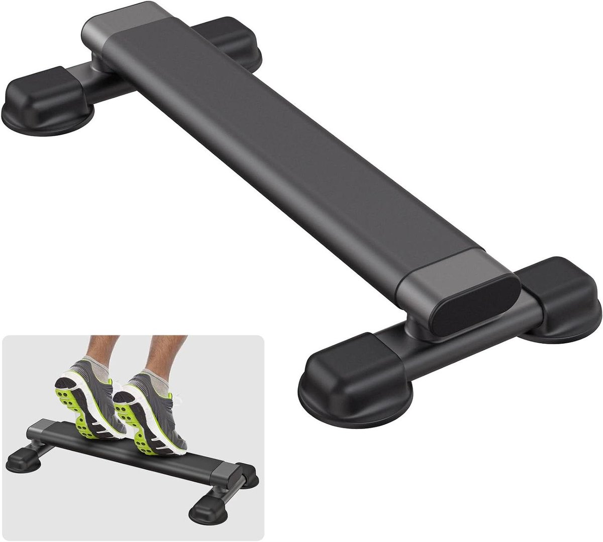 Kuit Verhoger Bar - Kuit Machine - Kracht Training - Niet-Glijdend Ontwerp - 67 cm - Zwart