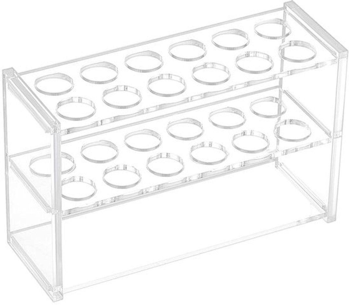 Dailygoody - Reageerbuisrek - Acryl reageerbuisdisplay - Transparant