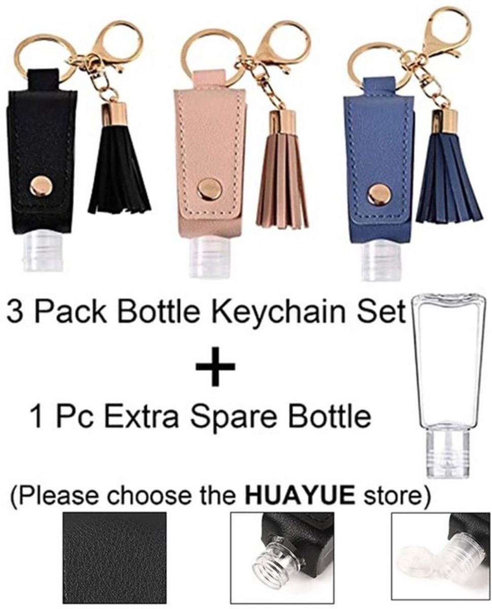 Store_7 - Draagbare Reizen Fles - Handdesinfecterend - 3 Pack