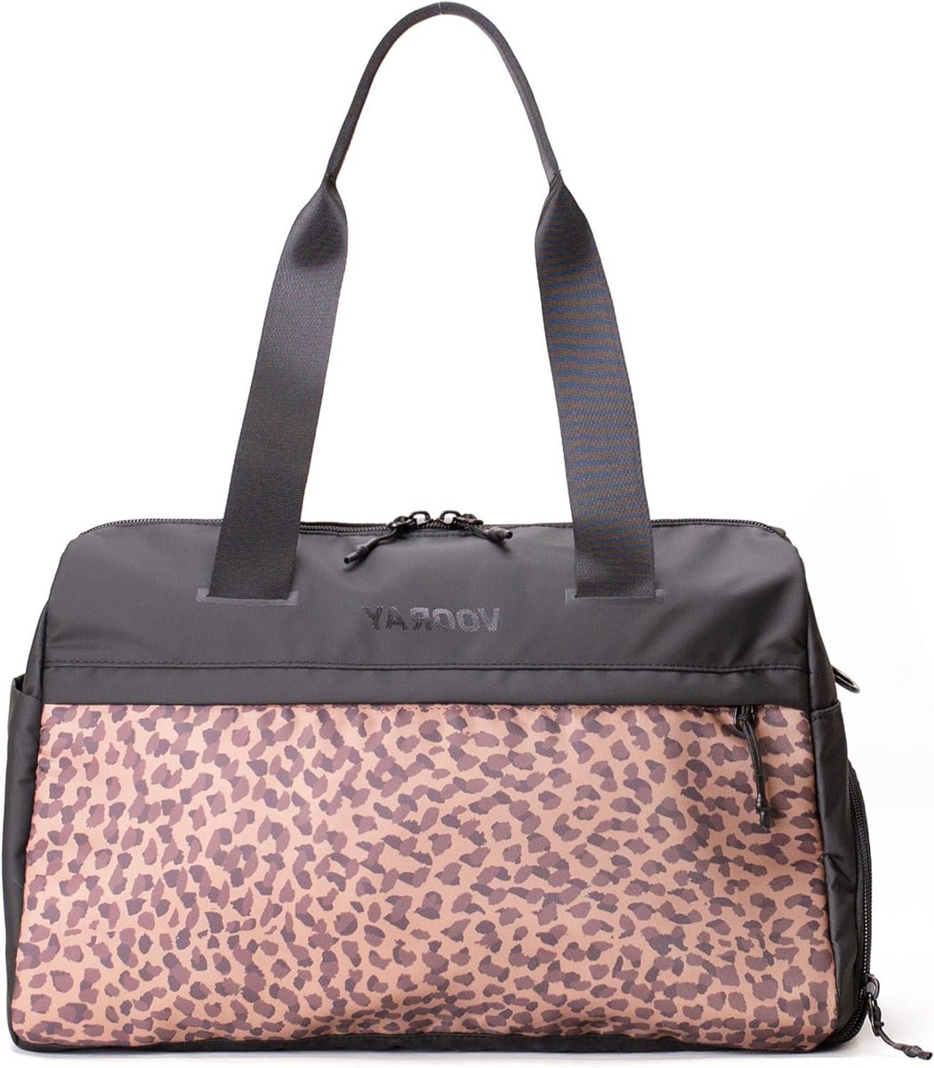 Sporttas met vakken - Reistas Duffel - Gym Werk Reizen - Waterdicht Schoencompartiment - 25 Liter - Aqua Tie Dye