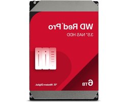Interne Harde Schijf - NAS Schijf - Data Opslag - 7200 RPM - 6 TB - Zilver